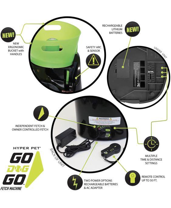 GoDogGo Fetch Machine Ball Launcher, Pet Supplies, Homes & Other Pet