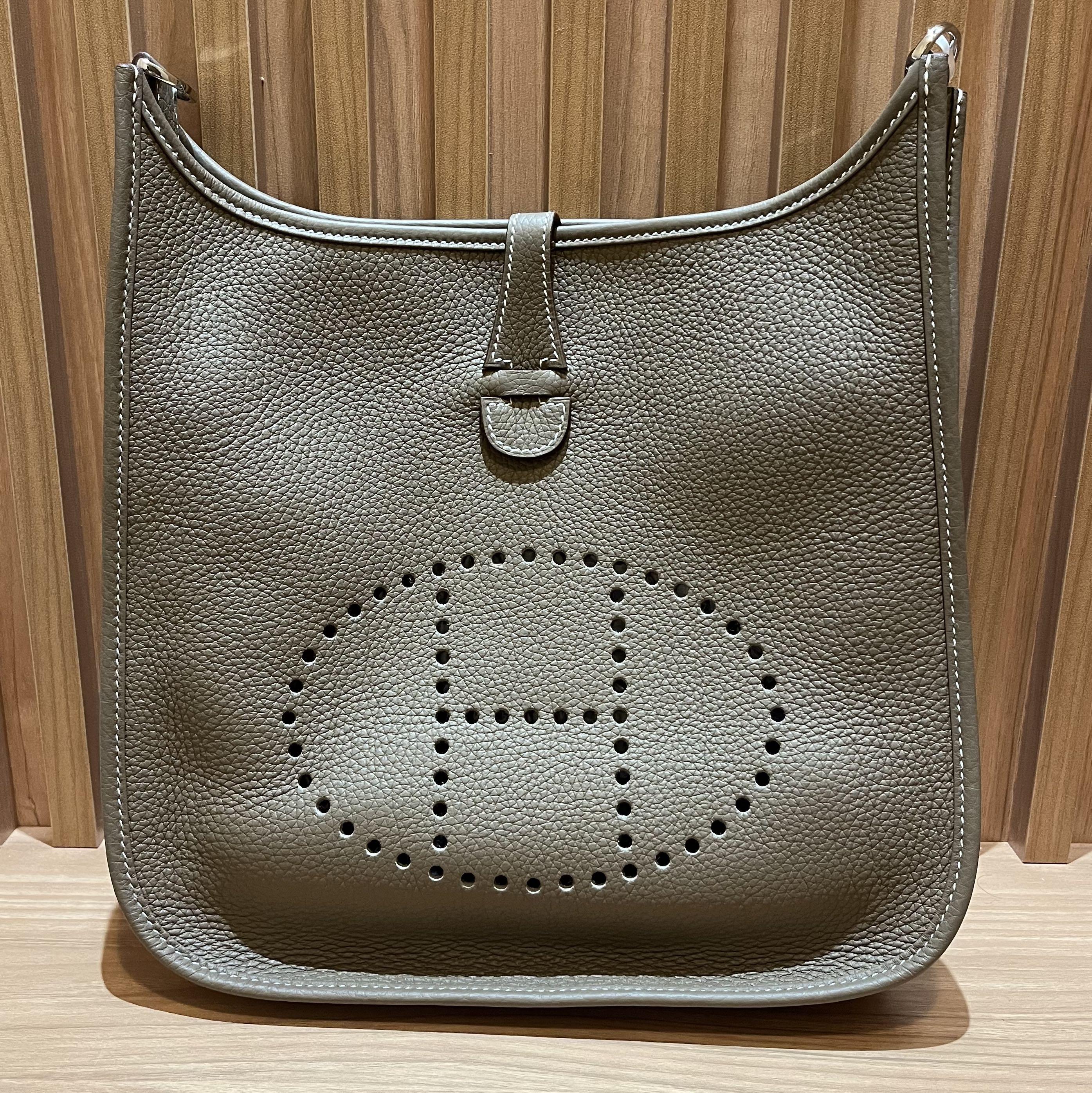 hermes evelyne tgm in etoupe, Luxury, Bags & Wallets on Carousell