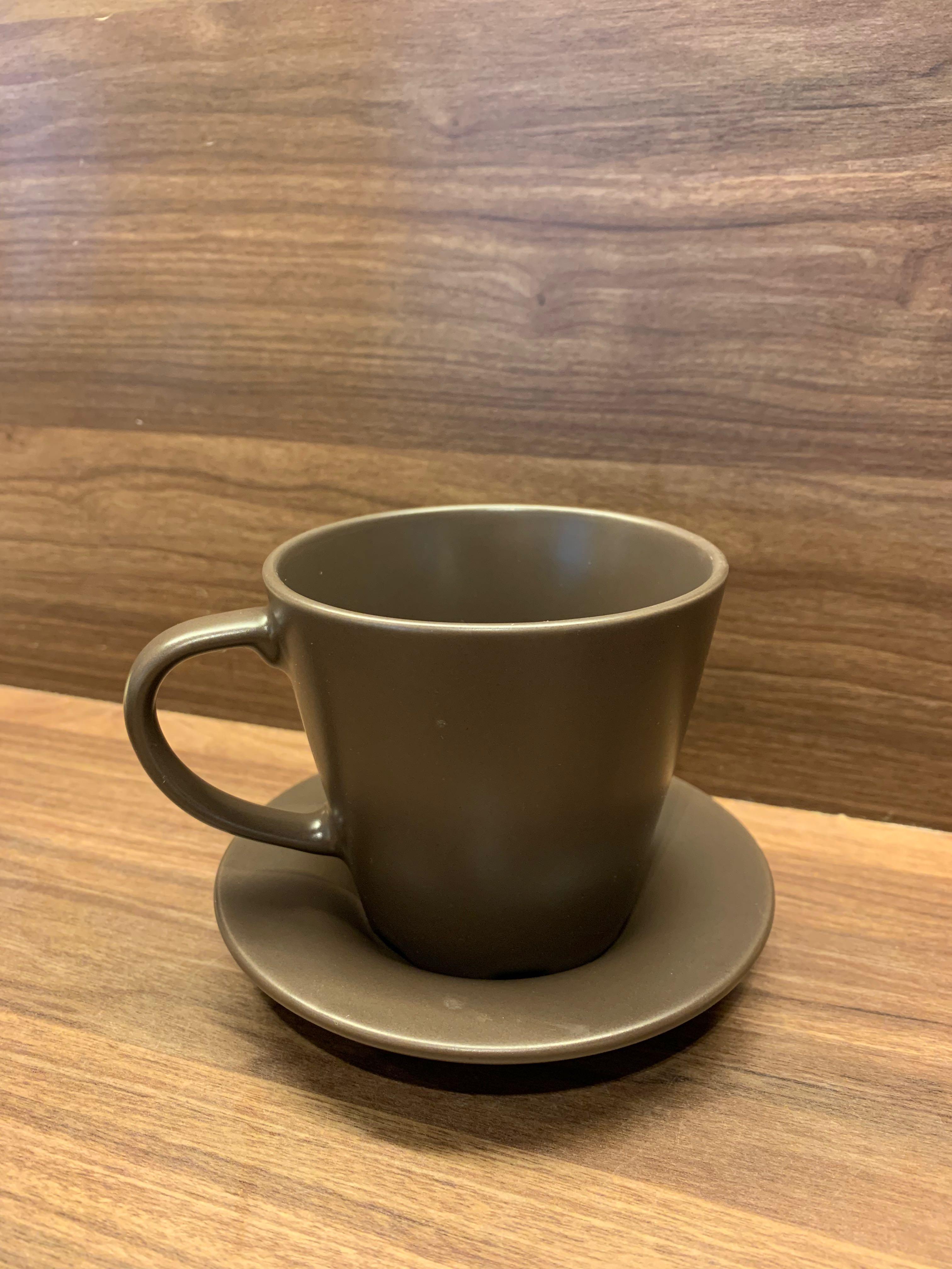 IKEA Coffee Cups + Saucers, Furniture & Home Living, Kitchenware