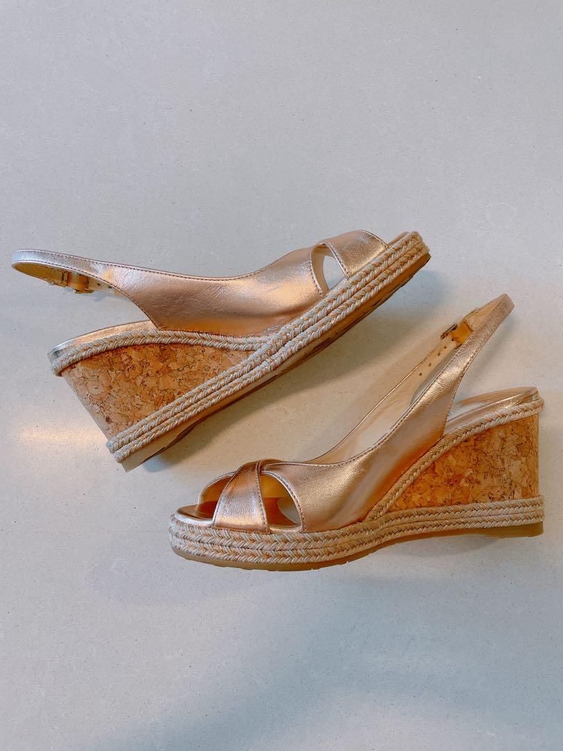 Jimmy Choo Amely Wedge sandal Women s Fashion Footwear Sandals