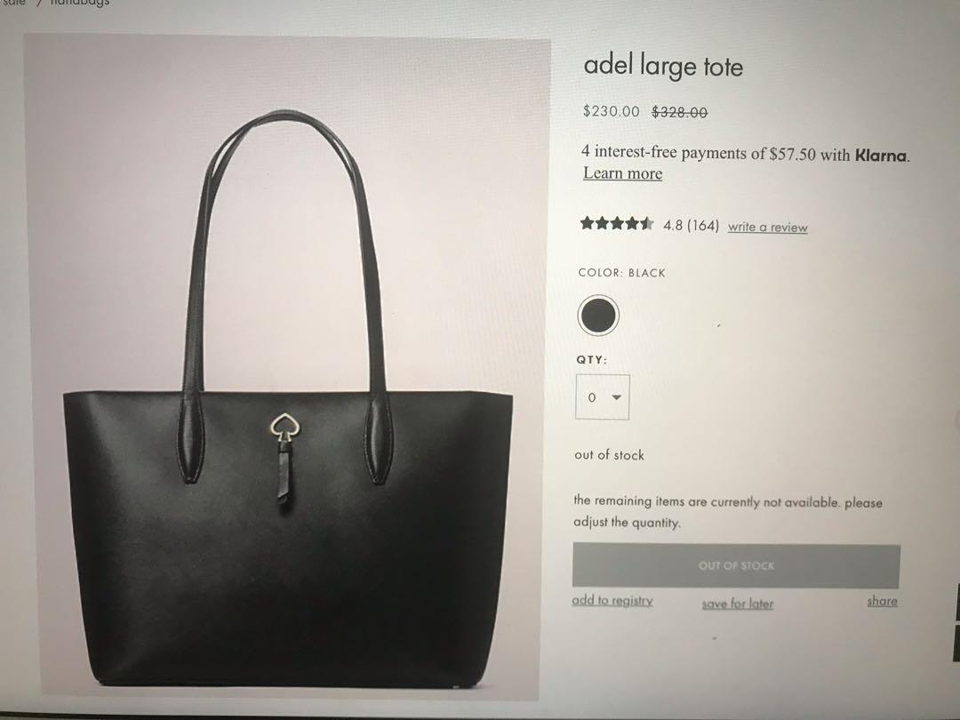 Kate Spade Adel Large Tote Bag
