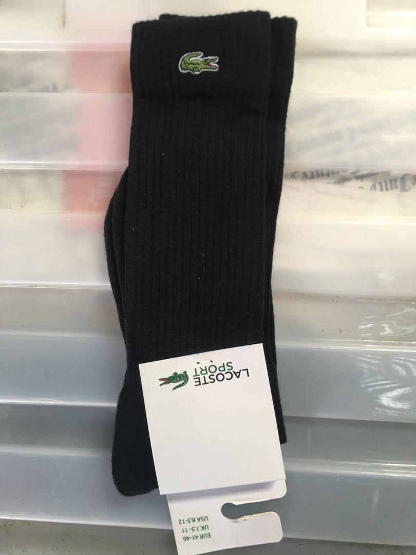 Lacoste Socks (Category: Socks) located in Paranaque City. Submitted by mandlshoppingacct (Listing ID 1153568061, Image 1). Description: Lacoste Socks Condition 10/10.