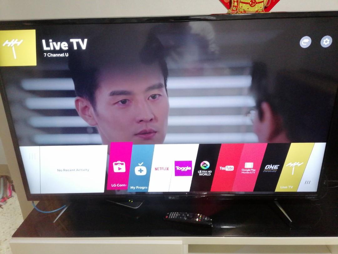 Lg 4k Smart Tv 49 Inch, TV \u0026 Home Appliances, TV \u0026 Entertainment, TV on  Carousell
