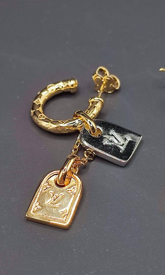 Shop Louis Vuitton Precious nanogram tag necklace (M00599) by SkyNS