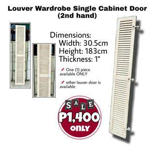 🔥Louver Wardrobe Single Cabinet Door
 (2nd hand)🔥