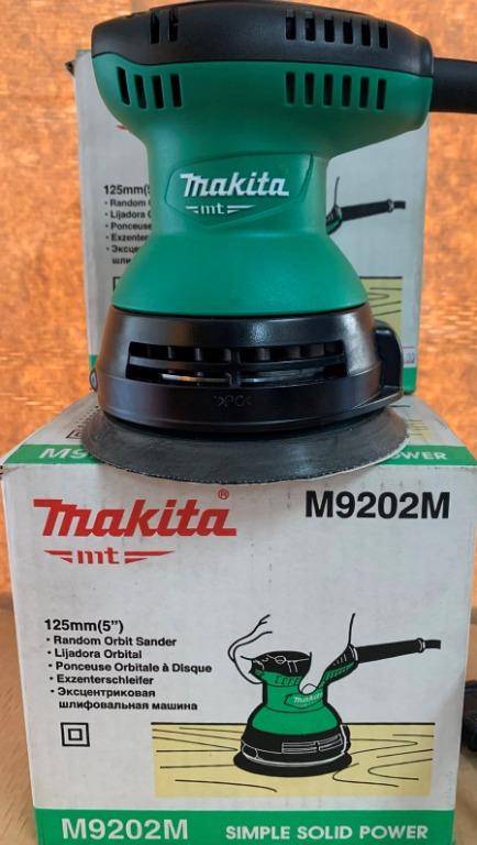 MAKITA mt M9202M Random Orbit Sander 240W Disc Size 125mm 5