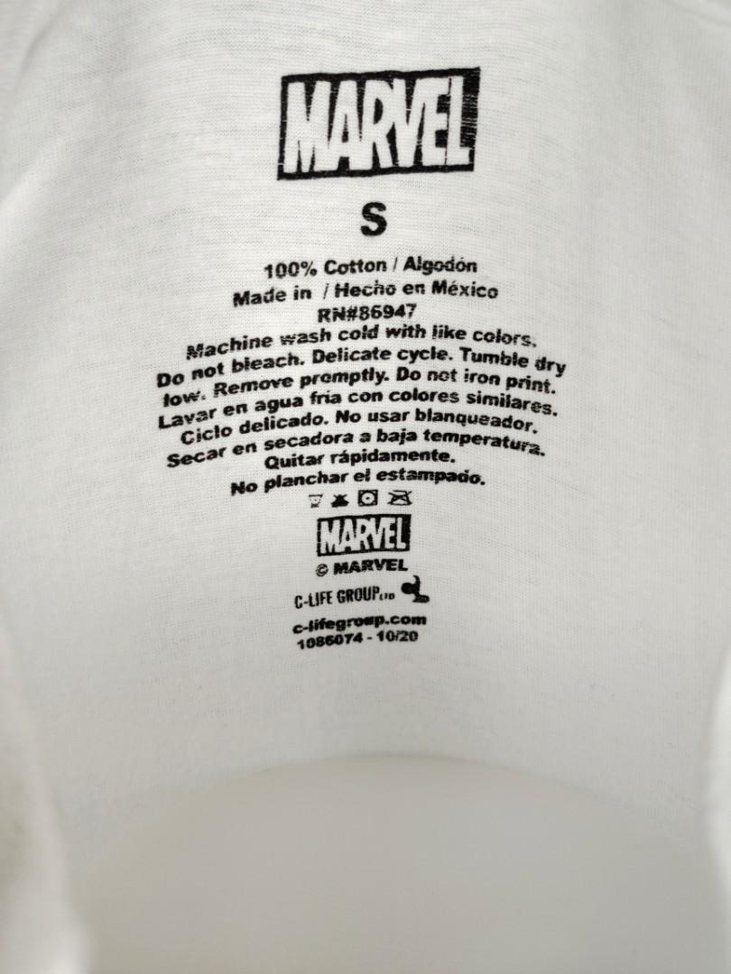 Marvel Avengers Kanji Superhero Characters White Shirt, Men's Fashion ...