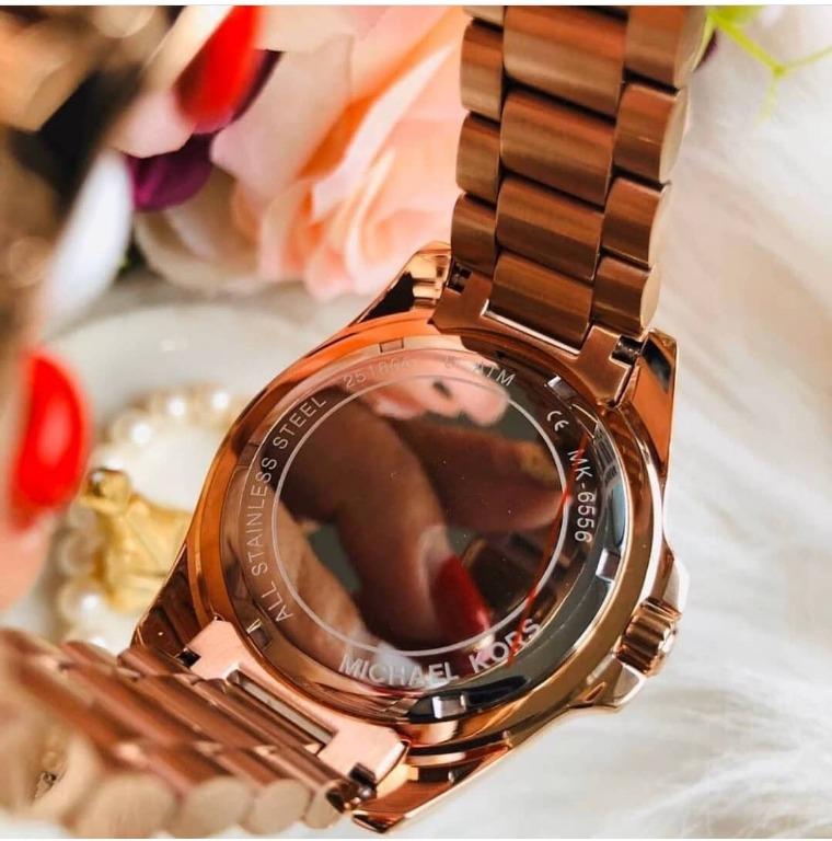 Michael Kors Bradshaw Pave Crystal Bezel with MK Crystals in Dial Three ...