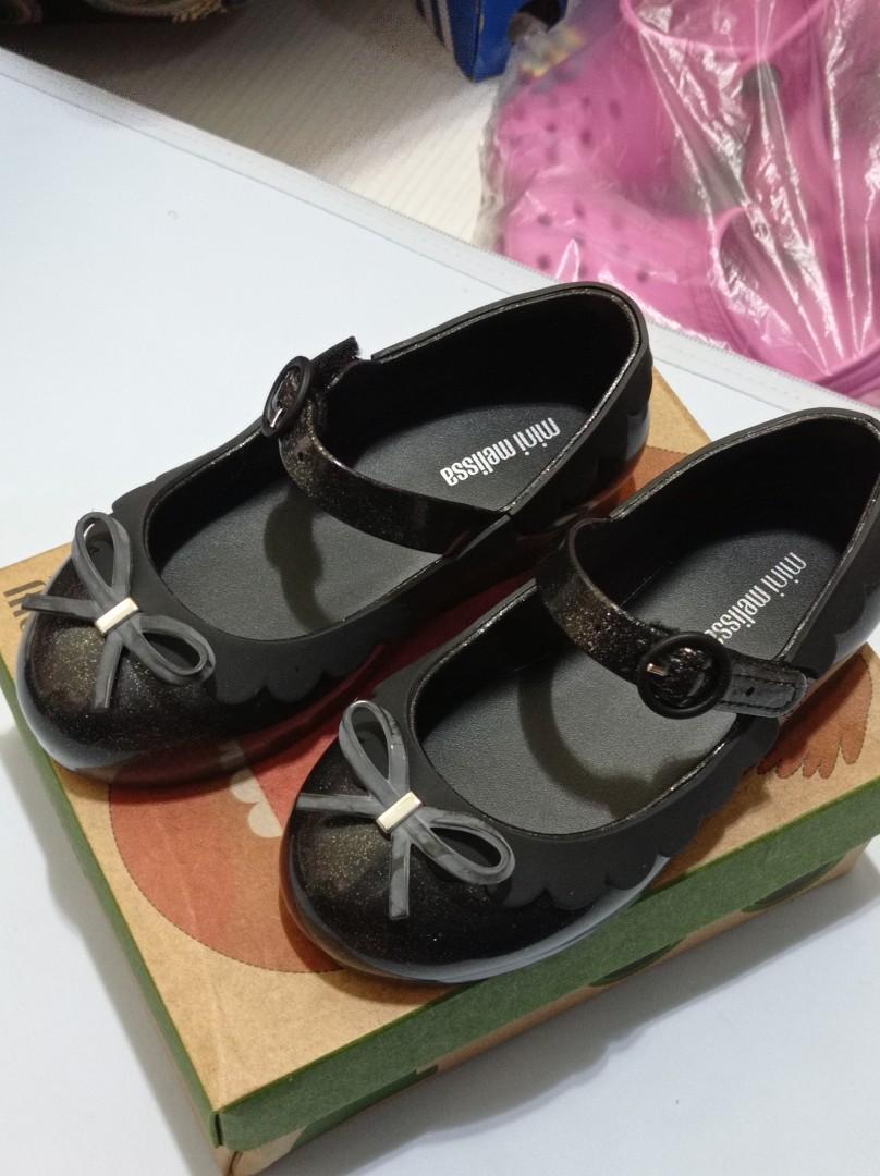 Mini Melissa Black shoes For school