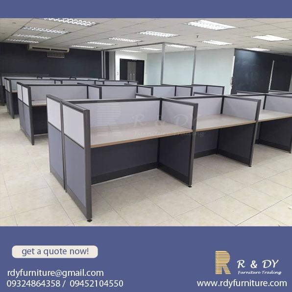 Modular Office Partition w/ tables, Office Cubicles, Workstation