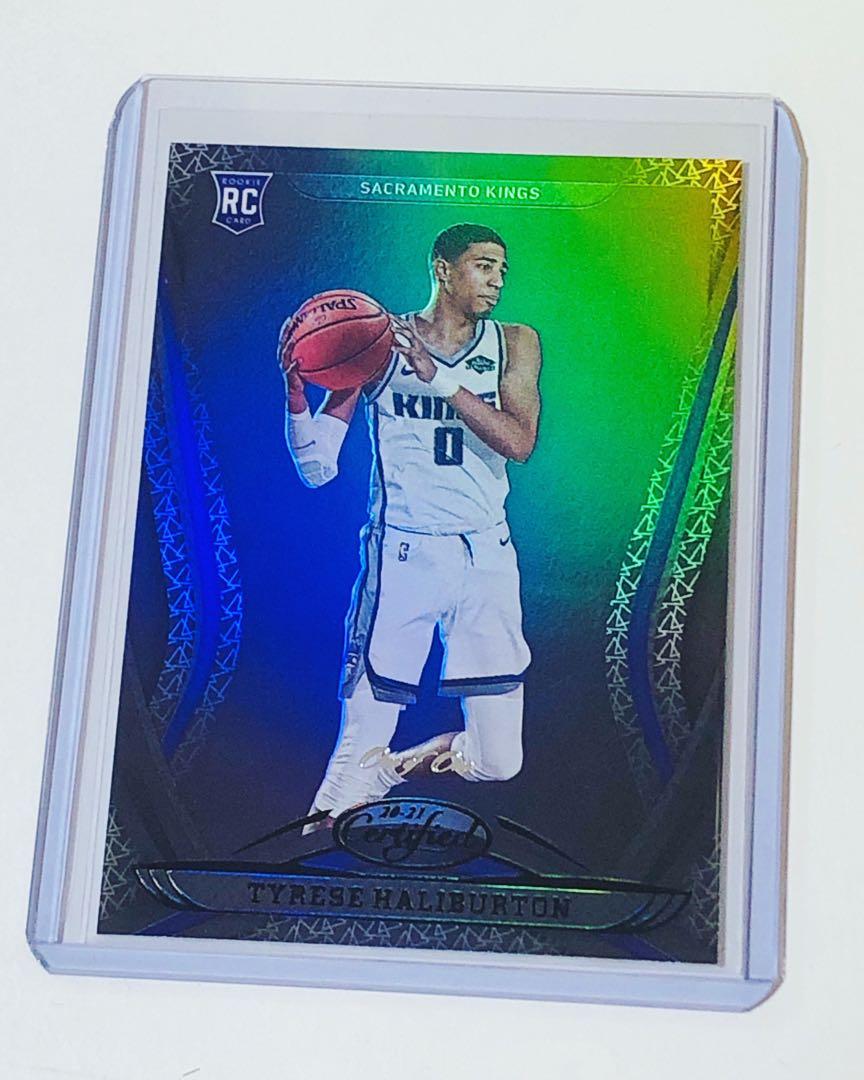 NBA Card❗️Tyrese Haliburton RC 1/1 Black Panini Certified 2020