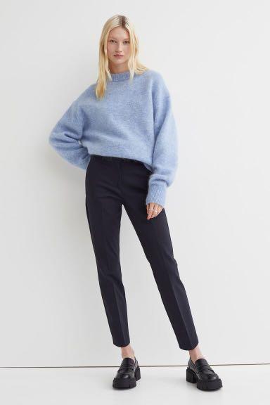 NET H M elastic waist slacks pants Women s Fashion Bottoms Other Bottoms on Carousell
