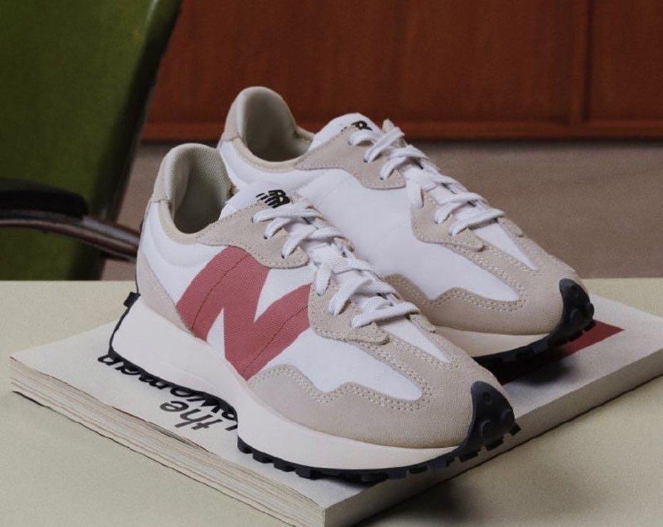 New balance 327 pink rose store