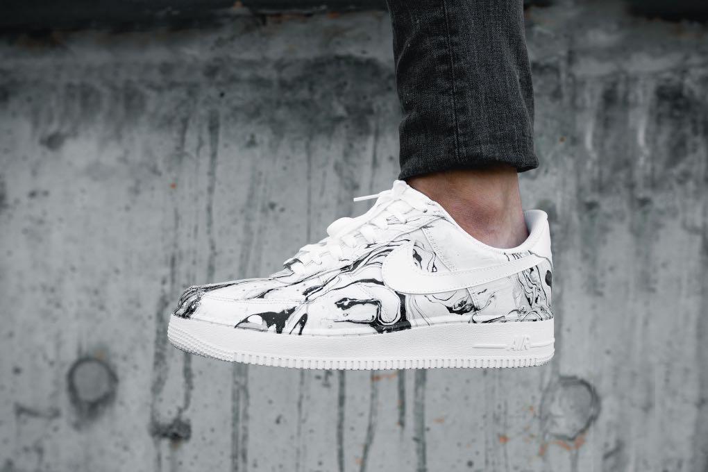 Nike Air Force 1 Custom Monochrome Men s Fashion Footwear