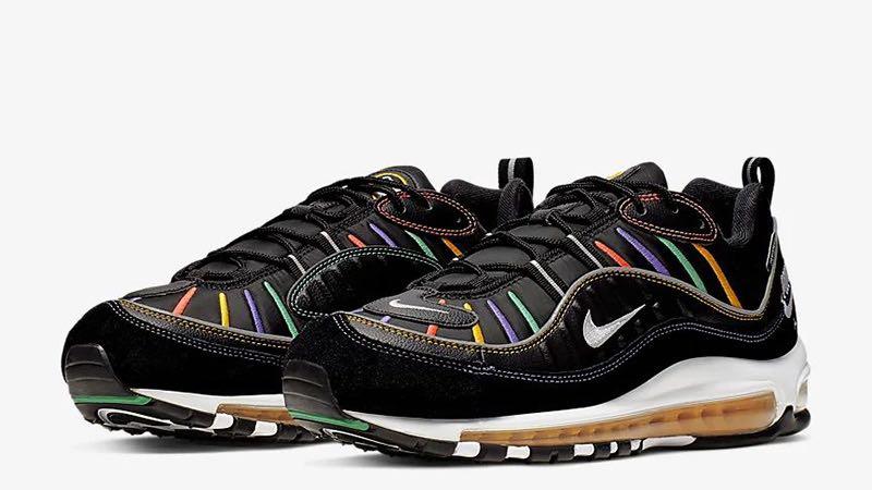 Nike Airmax 98 multi colour Men s Fashion Footwear Sneakers on