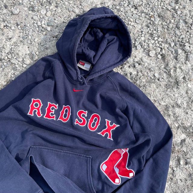 Nike Center Red Sox Hoodie Men s Fashion Activewear on Carousell