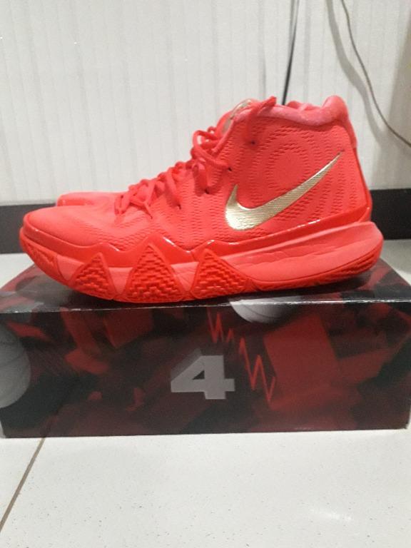 Nike Kyrie 4 Red Carpet Red Orbit Fesyen Pria Sepatu Sneakers