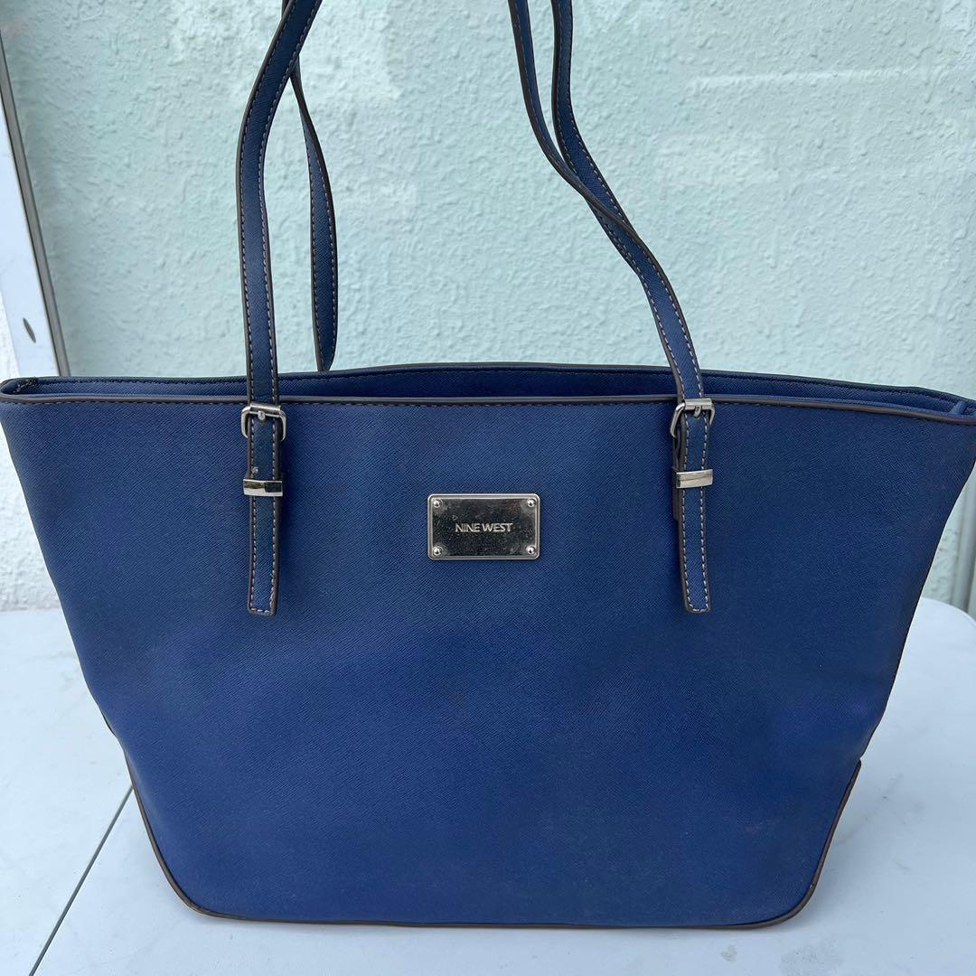 Nine west blue handbag store