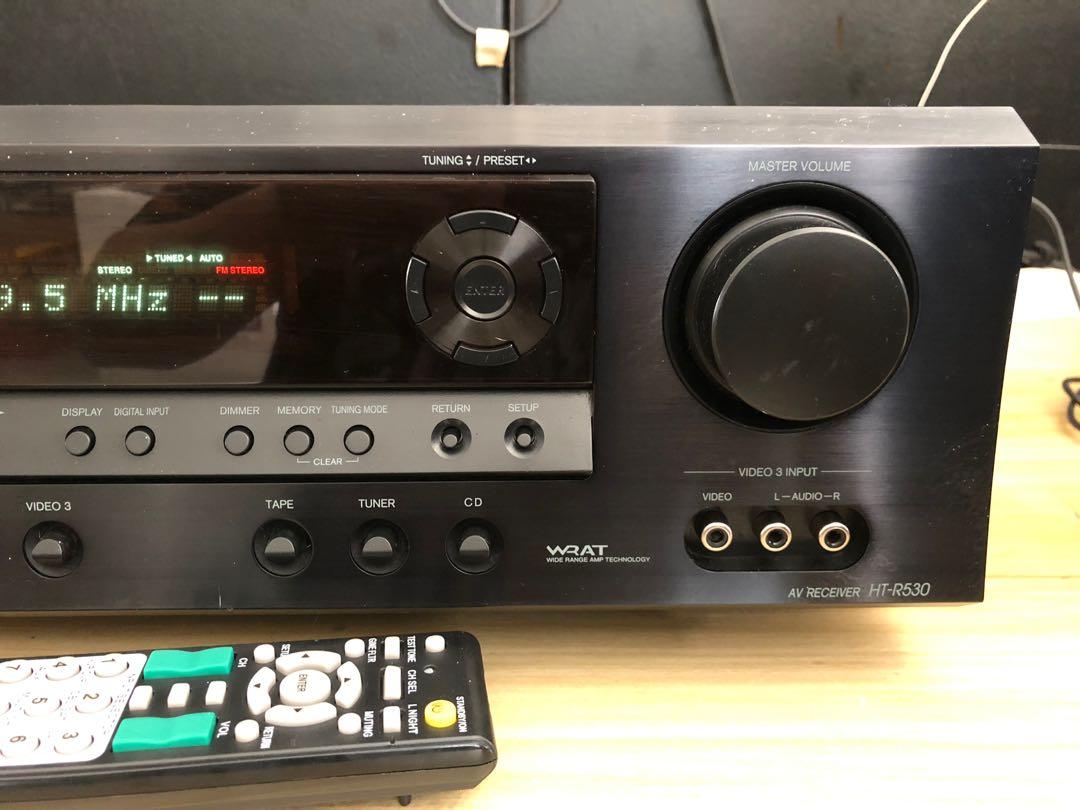 Onkyo HTR530 7.1 Channel Surround Sound AM/FM AV Receiver 110W x 7 w