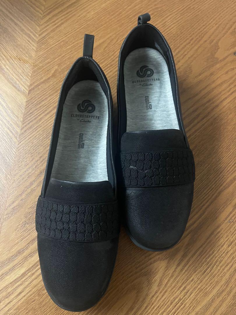 Clarks soft cushion flats store