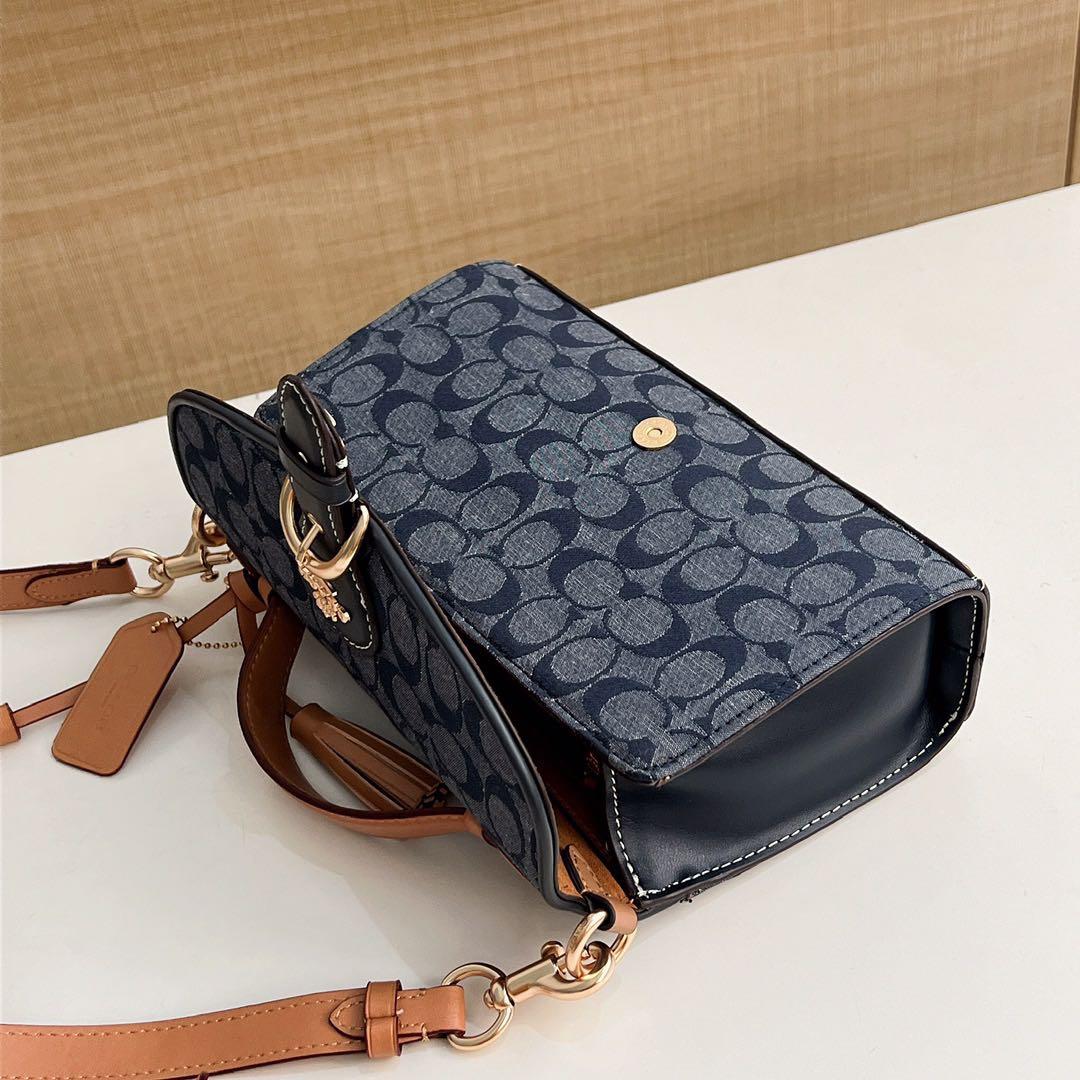 Coach denim cheap crossbody bag