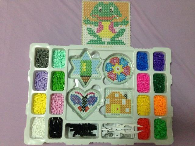 Perler hama fuse beads Starter Kit set DIY (Category: Craft Supplies & Tools) located in Pasig City. Submitted by gadgetsngifts (Listing ID 238460789, Image 2). Description: for DIY PROJECTS!!!! Perler Hama Fuse Beads Activity Set code: BT-0028D 100% Eco-Friendly New craze in town!!! These fantastic and inexpensive little beads can be arranged in any shape or pattern you desire! A little heat , and they stick together like magic! Great for Christ