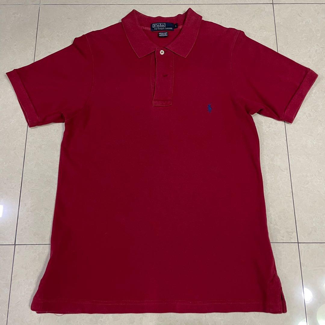 Polo shirt on sale merah maroon