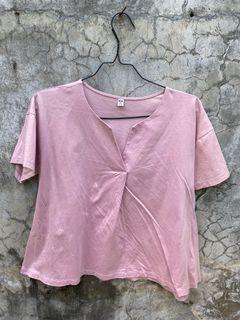 Preloved/thrift blouse uniqlo wanita lengan pendek