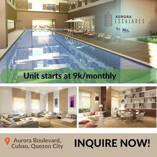 Pre-selling condo in QC for sale studio unit
