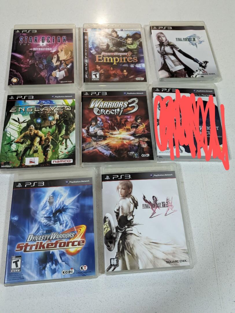 Ps3 playstation 3 game star ocean last hope dynasty warriors empires final  fantasy xiii xiii-2 enslaved orochi white knight chronicles strike force