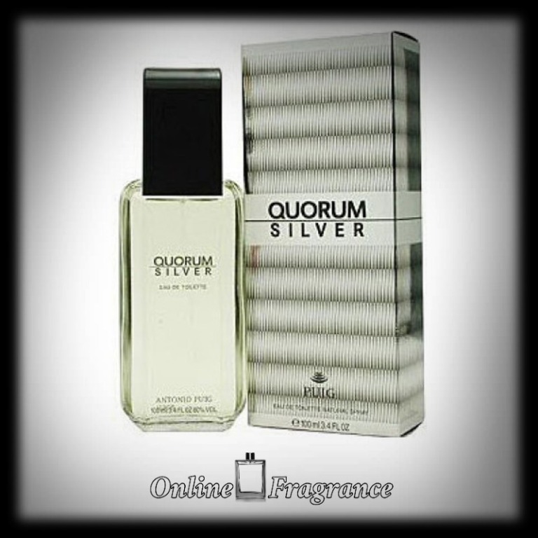 Perfume hotsell quorum silver