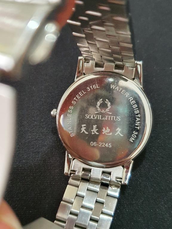 Solvil et titus stainless steel 316l top