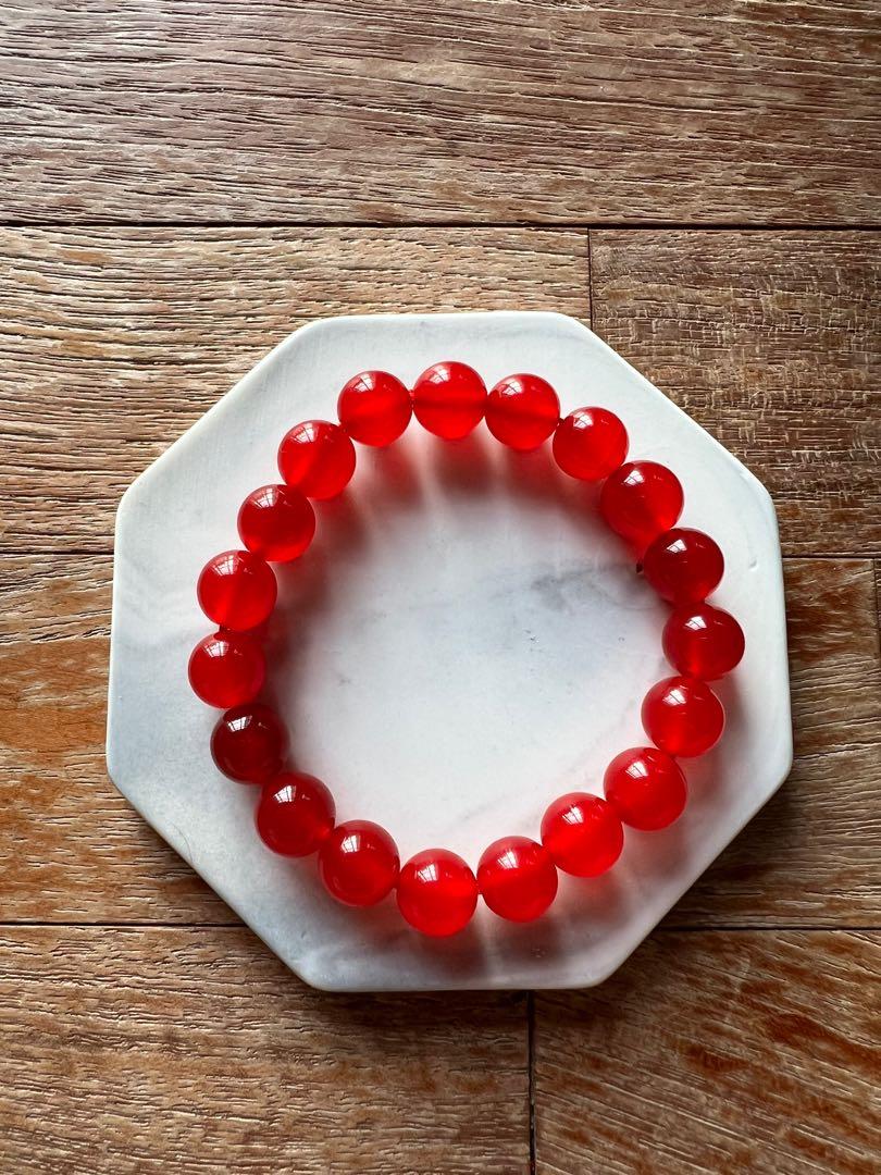 Red and sales black agate