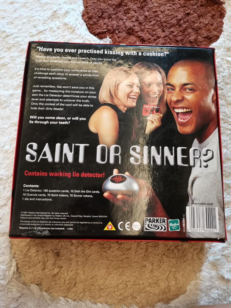 Saint or Sinner (for adults), Hobbies & Toys, Toys & Games on Carousell