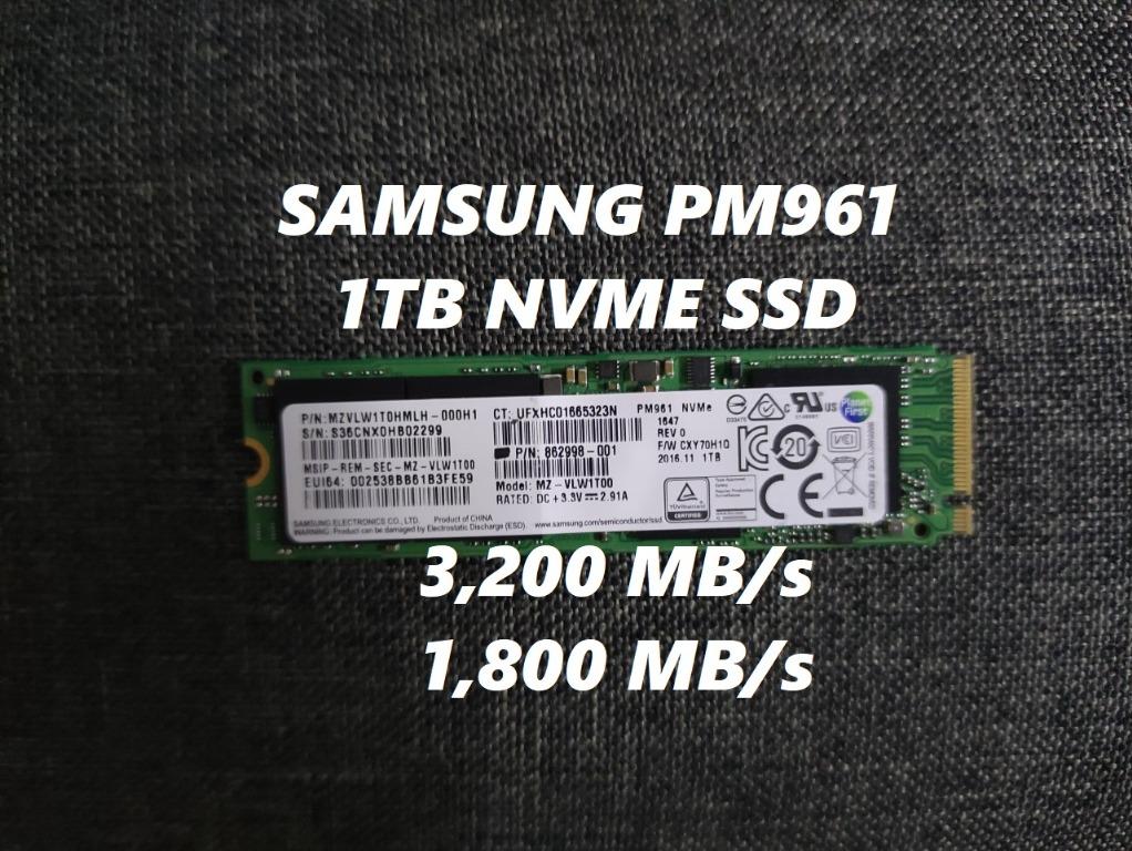 Samsung pm961 1tb new arrivals