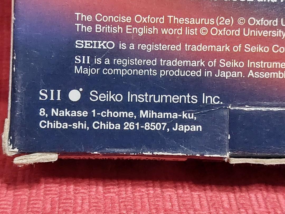 Seiko Electronic Dictionary, Hobbies & Toys, Memorabilia & Collectibles