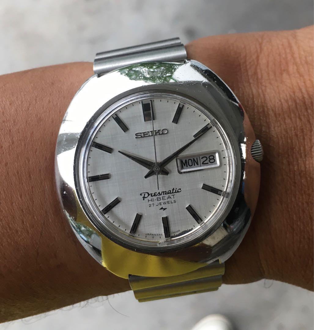 Seiko Pressmatic Hi beat, Men's Fashion, Watches & Accessories, Watches on  Carousell