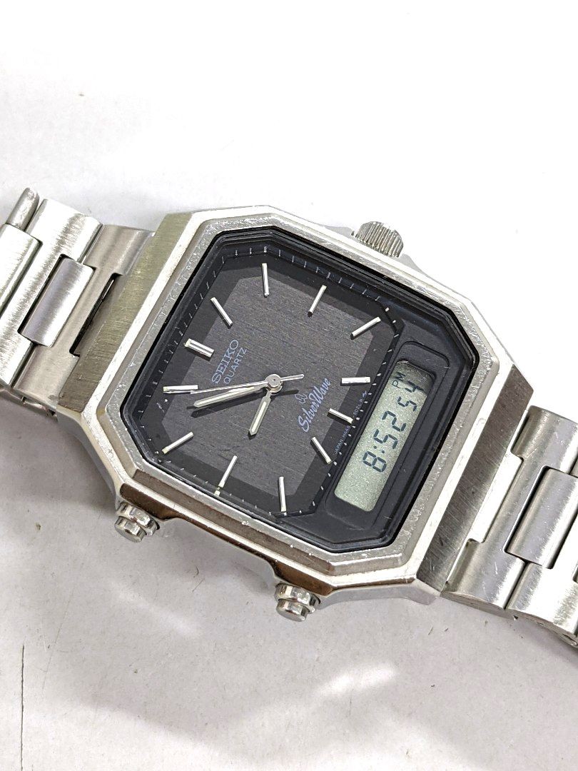 SEIKO SILVERWAVE ANA-DIGI VINTAGE 1982, Men's Fashion, Watches &  Accessories, Watches on Carousell
