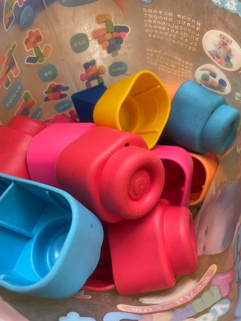 Soft Lego Blocks for Infants Teething Toys (Category: Infant Playtime) located in Manila. Submitted by thecluttershop_2018 (Listing ID 1153647809, Image 2). Description: Some of the legos have tiny holes due to poor storage. Still perfect for sensory play and teething time for infants. Approximately 20pcs or more. Only issue is the worn out zipper of the bag I will clean and disinfect via UV before sending it off. .