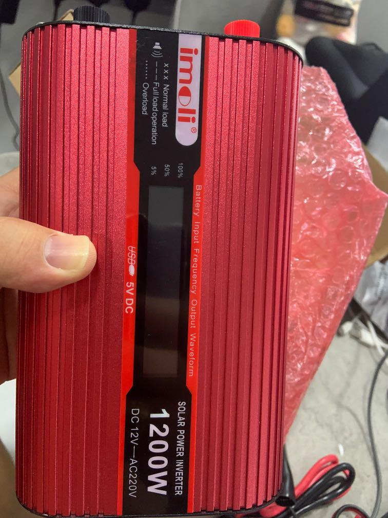 Solar DC to AC power inverter, Mobile Phones & Gadgets, Other Gadgets