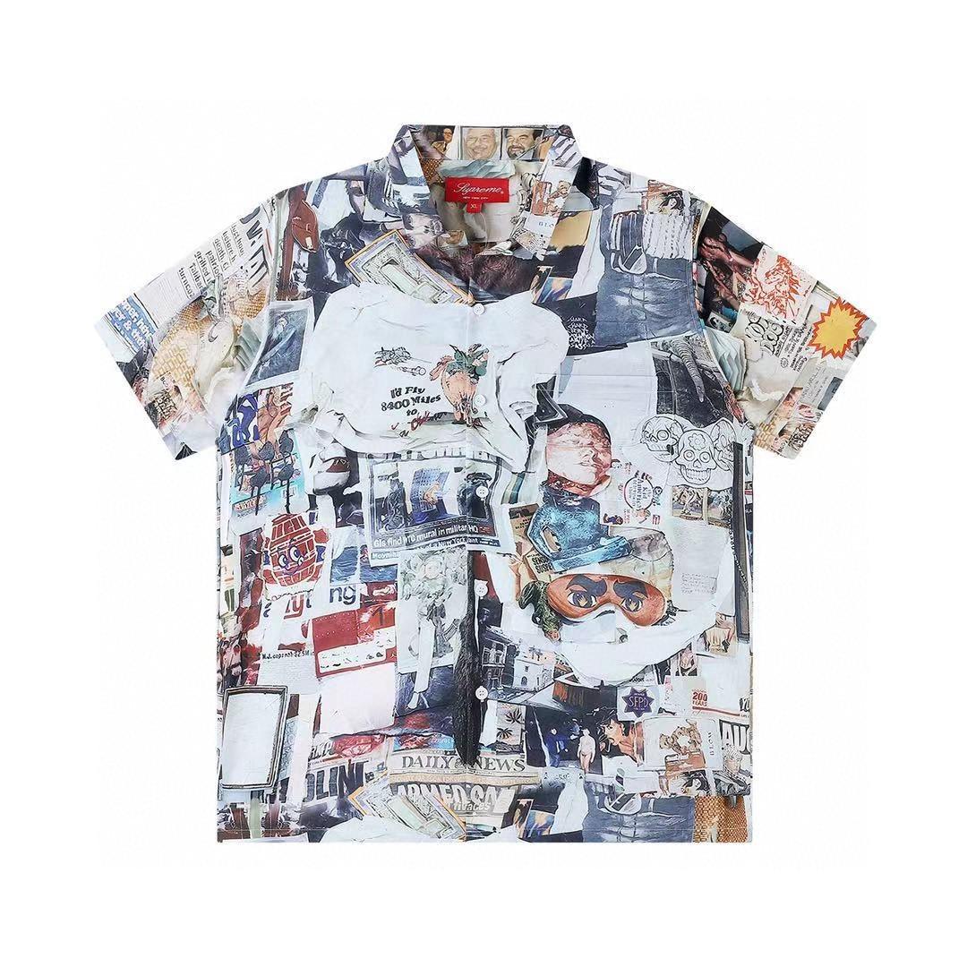 新品 Supreme Dash′s Wall Rayon S/S Shirt
