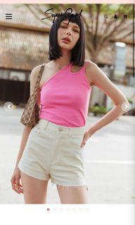 Supergurl dez double strap top