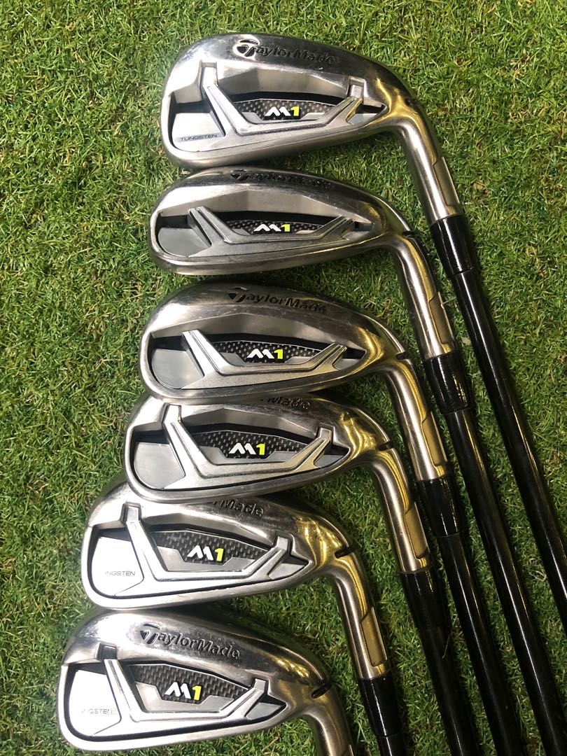 Taylormade M1 Iron Set Sports Equipment Sports Games Golf on