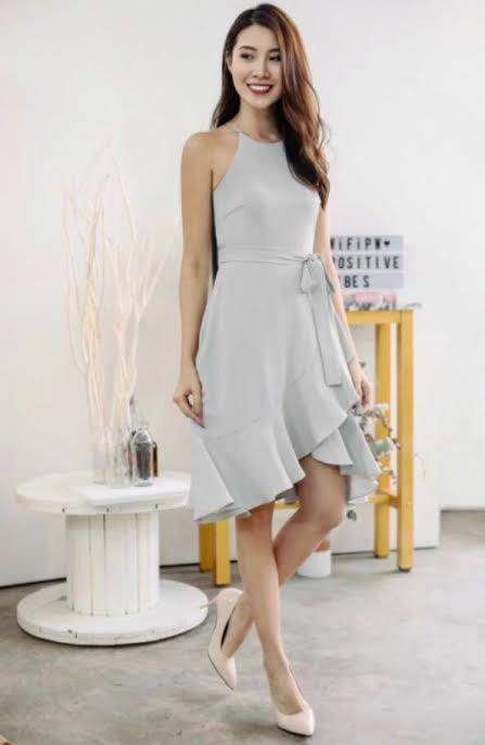 Thread Theory Grey Dress, Fesyen Wanita 