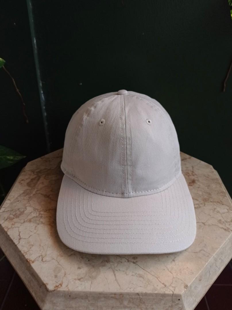 Topi Strap Polos NEW ERA Cream Plain 
