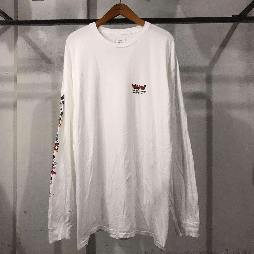 Vans mickey hot sale long sleeve