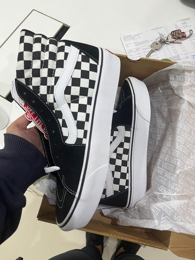 VANS SK8-Hi Platform White