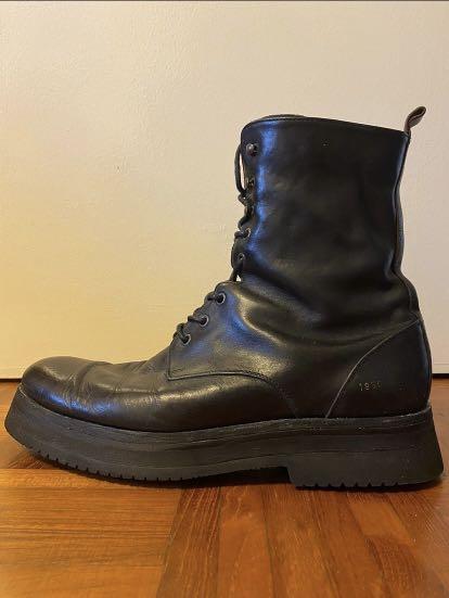 Chunky military boots new arrivals