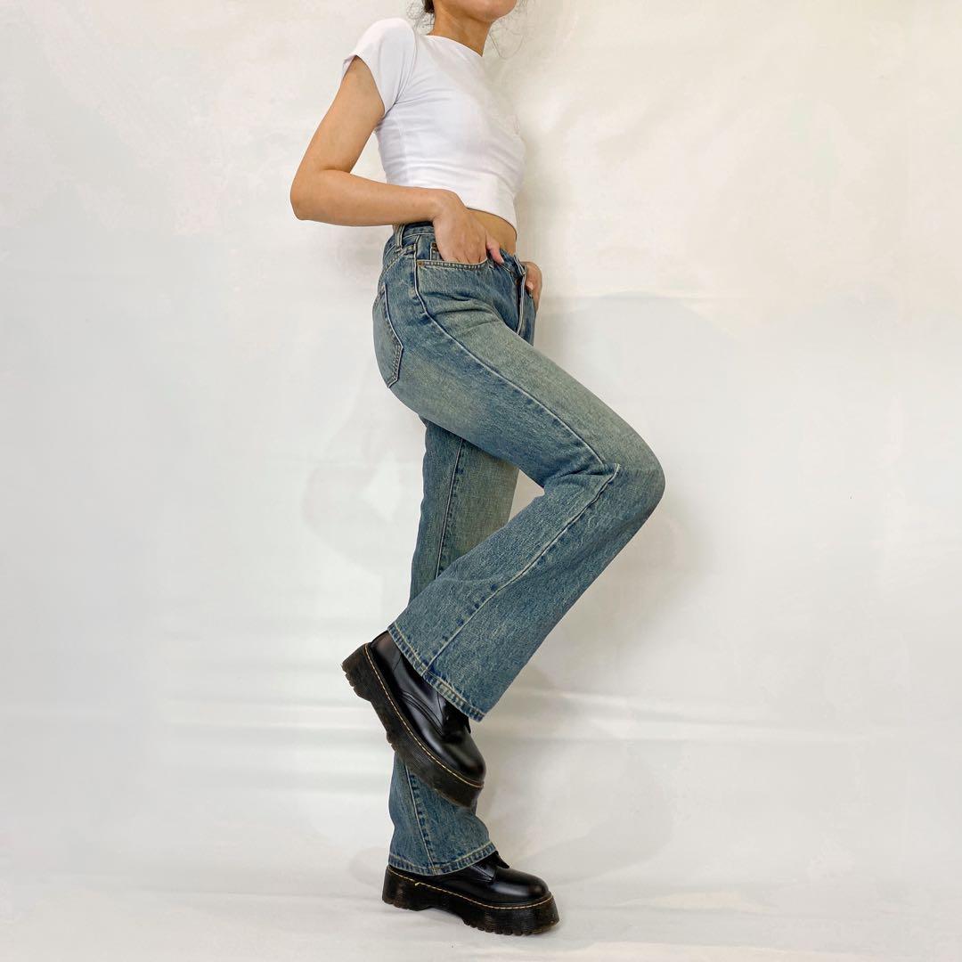 Vintage flare jeans, Fesyen Wanita 