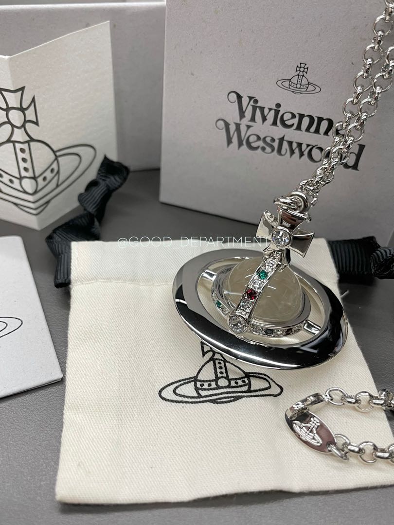 Vivienne westwood discount small orb necklace